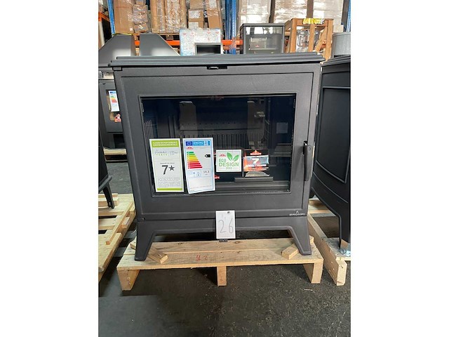 Houtkachel bronpi, preston - gietijzer - afbeelding 1 van  7