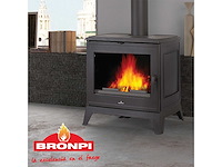 Houtkachel bronpi, preston - gietijzer - afbeelding 4 van  7
