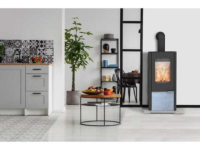 Houtkachel king speksteen - vrijstaand - afbeelding 3 van  3