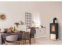 Houtkachel king zandsteen - vrijstaand - afbeelding 3 van  3