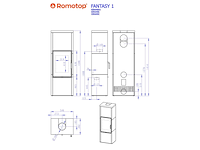 Houtkachel romotop, fantasy - afbeelding 5 van  5