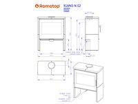 Houtkachel romotop, riano n 02 - afbeelding 6 van  10
