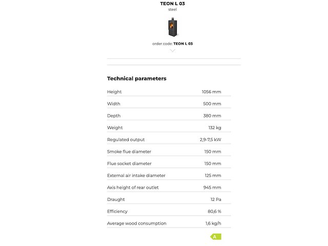 Houtkachel romotop, teon - afbeelding 7 van  8