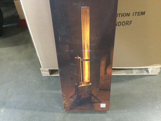 Houtpellet terrasheater esschert design, ff652, zwart - afbeelding 4 van  6
