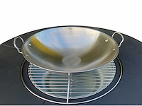Houtskool ambience barbecue/vuurtafel - compleet met accessoires - afbeelding 4 van  10