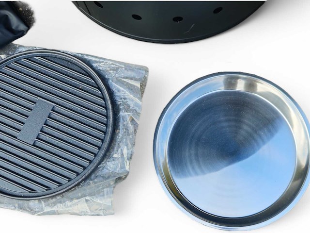 Houtskool ambience barbecue/vuurtafel - compleet met accessoires - afbeelding 6 van  10