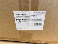 Houtskool ambience barbecue/vuurtafel - compleet met accessoires - afbeelding 2 van  8