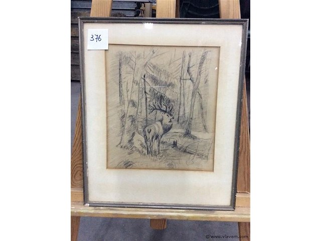 Houtskool? hert - afbeelding 1 van  2