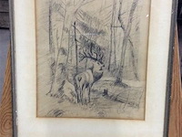 Houtskool? hert - afbeelding 1 van  2