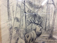 Houtskool? hert - afbeelding 2 van  2