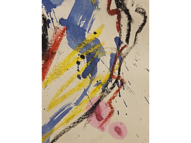 Houtskool op papier, anton heyboer, "vrouw & kind" - afbeelding 4 van  6