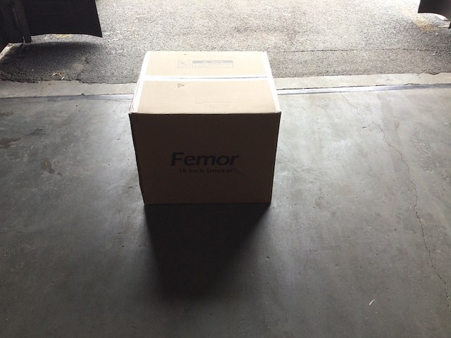 Houtskool smoker barbecue 18 inch, femor, zwart - afbeelding 3 van  3