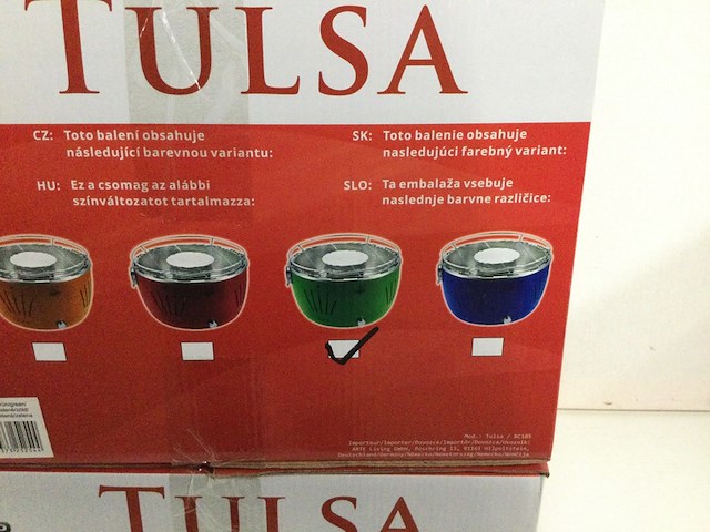 Houtskool tafel barbecue, el fuego, tulsa, groen - afbeelding 3 van  3