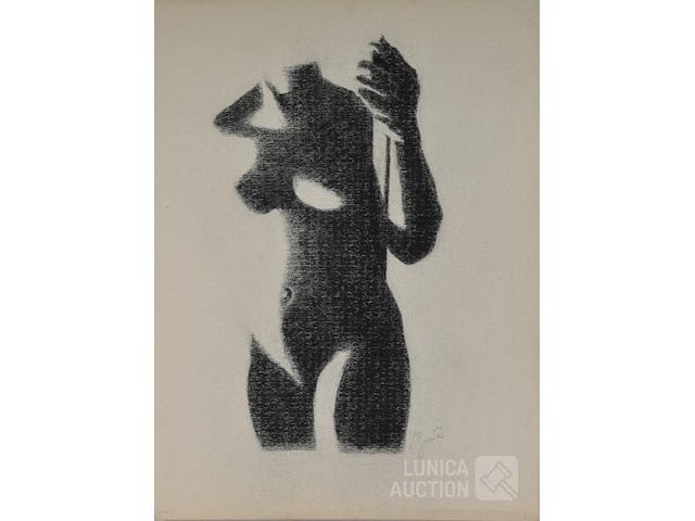 Houtskooltekening - afbeelding 1 van  4