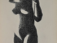 Houtskooltekening - afbeelding 1 van  4