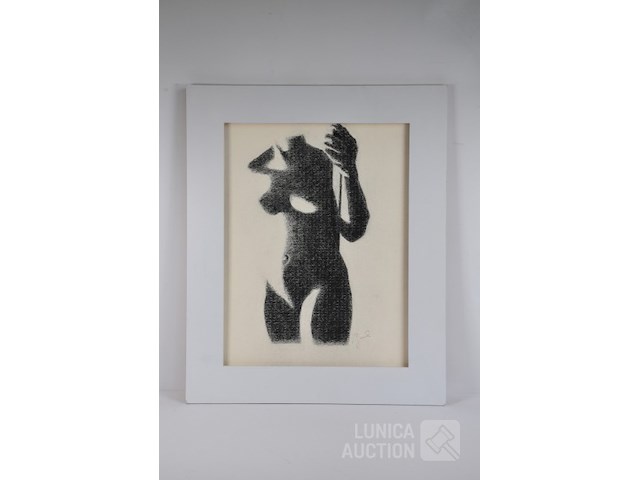 Houtskooltekening - afbeelding 2 van  4