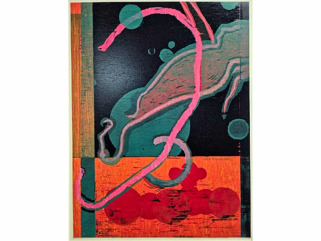 Houtsnede - 60 x 50 - afbeelding 2 van  3