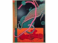 Houtsnede - 60 x 50 - afbeelding 2 van  3