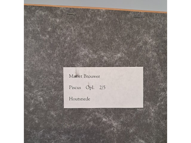 Houtsnede, mariët brouwer - afbeelding 2 van  10