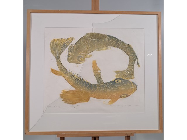 Houtsnede, mariët brouwer - afbeelding 1 van  10