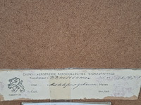 Houtsnede, p. p. holterman, het telefoon gebeuren 1/4, 1975 - afbeelding 8 van  8