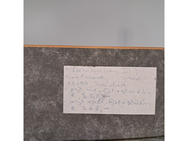 Houtsnede, saskia zuidam, leemhuizen iii - afbeelding 3 van  11