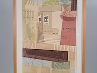 Houtsnede, saskia zuidam, leemhuizen iii - afbeelding 4 van  11