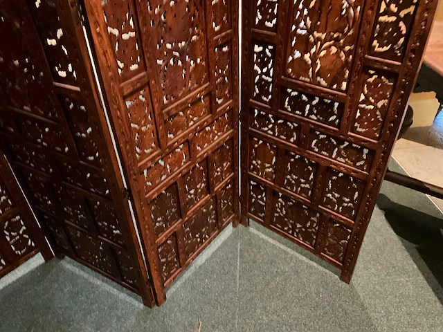 Houtsnijwerken roomdividers (2x) - afbeelding 3 van  6