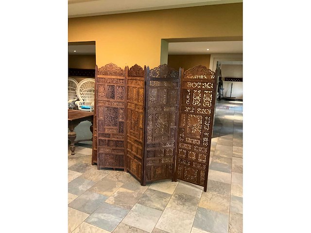 Houtsnijwerken roomdividers (2x) - afbeelding 2 van  6