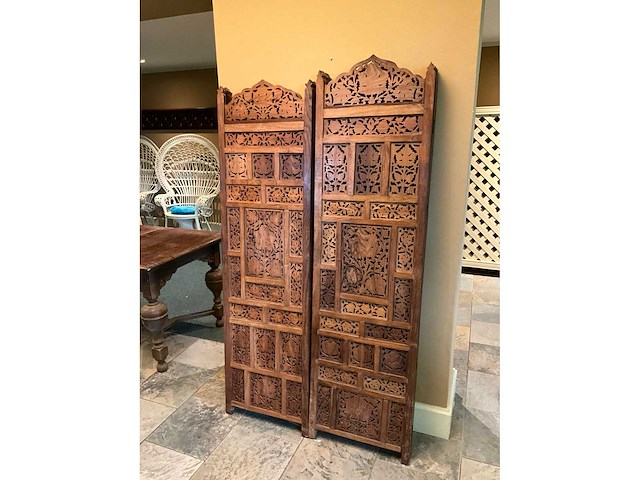 Houtsnijwerken roomdividers (2x) - afbeelding 6 van  6