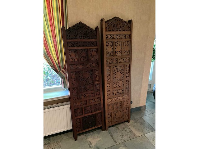 Houtsnijwerken roomdividers (3x) - afbeelding 4 van  5