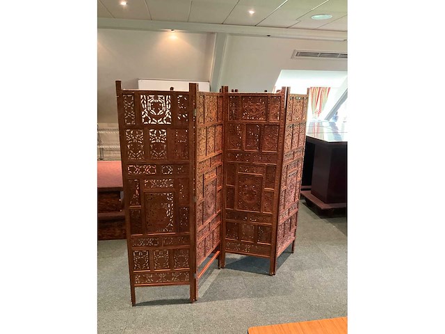 Houtsnijwerken roomdividers (4x) - afbeelding 2 van  7