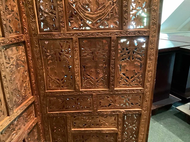 Houtsnijwerken roomdividers (4x) - afbeelding 4 van  7