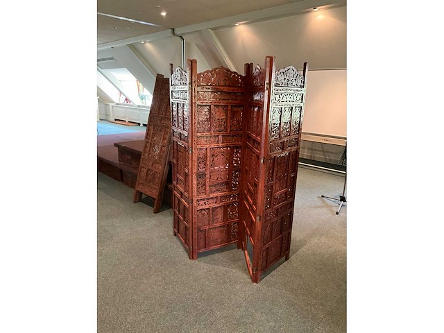 Houtsnijwerken roomdividers (4x) - afbeelding 6 van  7