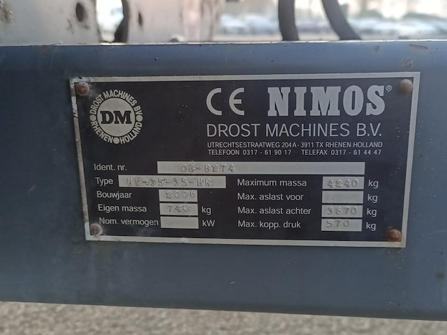 Houtsnipper kipwagen, nimos, uk-35-35-hr, 2006 - afbeelding 5 van  17