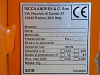 Houtsplijtmachine - 540mm - 230v ricca andrea / thor, alpino 65.100, bouwjaar 2018 - afbeelding 2 van  11