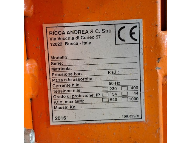 Houtsplijtmachine 230v ricca andrea / thor, alpino 65.100, bouwjaar 2016 - afbeelding 4 van  12