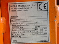 Houtsplijtmachine 230v ricca andrea / thor, alpino 65.100, bouwjaar 2016 - afbeelding 4 van  12