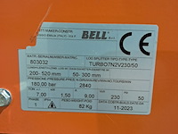 Houtsplijtmachine horizontaal - 520mm - 230v, bell, turbo 7, 2024 - afbeelding 2 van  18