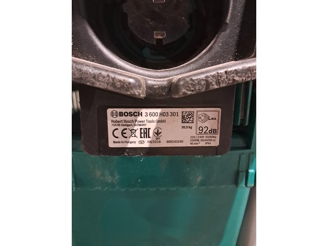 Houtversnipperaar - 45mm - 230v bosch, axt 25 tc, bouwjaar 2018 - afbeelding 4 van  16