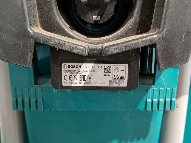 Houtversnipperaar - 45mm - 230v bosch, axt 25 tc, bouwjaar 2018 - afbeelding 8 van  8