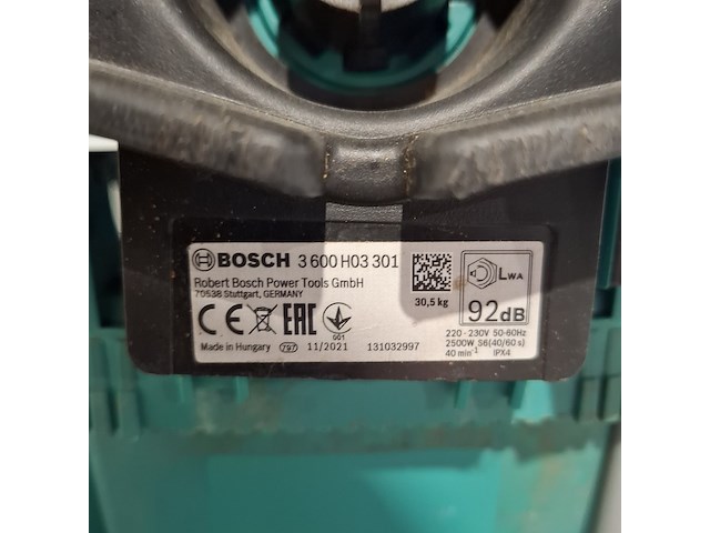 Houtversnipperaar - 45mm - 230v bosch, axt 25 tc, bouwjaar 2022 - afbeelding 7 van  7