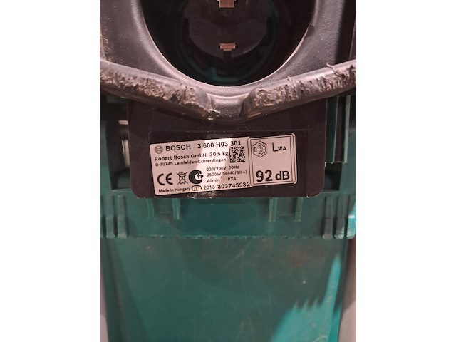 Houtversnipperaar 45mm 230v, bosch, axt 25 tc, 2013 - afbeelding 6 van  17