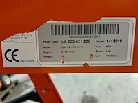 Houtversnipperaar 55mm benzine eliet, major 4s v2, bouwjaar 2014 - afbeelding 7 van  16