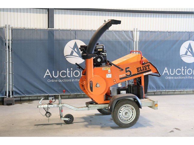 Houtversnipperaar eliet prof 5b trailer benzine 2015 (marge) - afbeelding 1 van  1