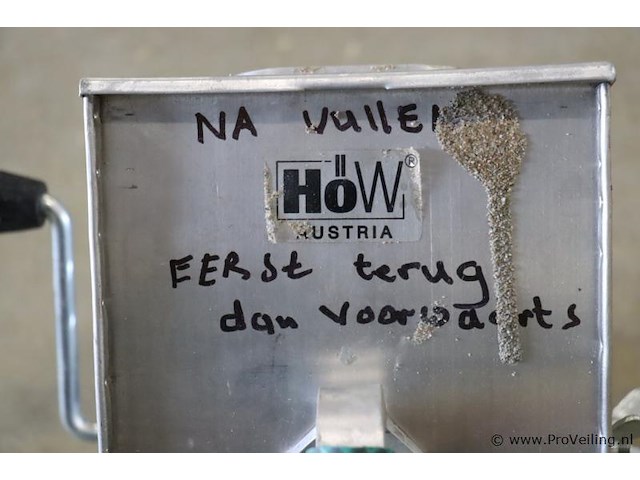 Höw handbediende spatmolen voor multivlokken en chipsmelange - afbeelding 4 van  4