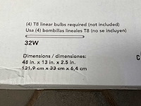 Howard 4ft. 4-lamp t8 wrap tl lichtarmatuur - afbeelding 1 van  4