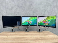 Hp - 3x 24" monitor met monitorarm - afbeelding 8 van  15
