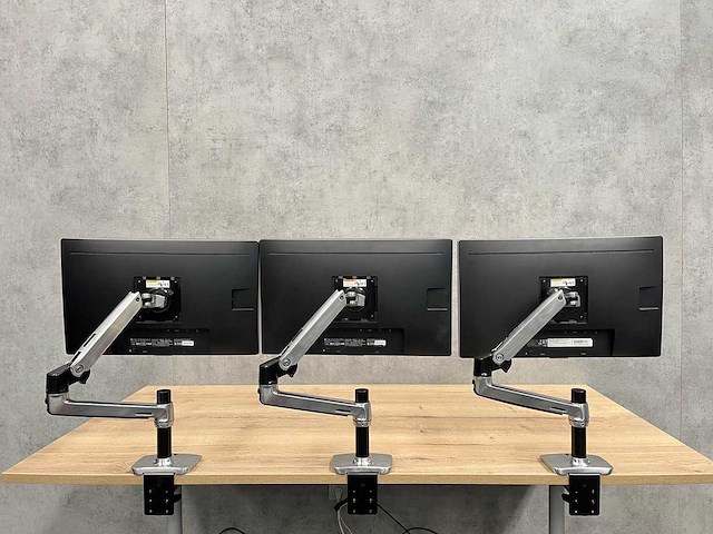 Hp - 3x 24" monitor met monitorarm - afbeelding 9 van  15