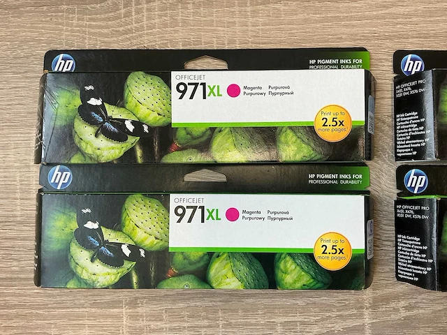 Hp - 971xl - cartridge (4x) - afbeelding 2 van  4